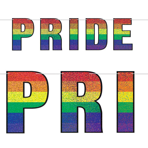 Pride Streamer – 12" x 5' – (1/Pkg) by Beistle for Rainbow Streamers