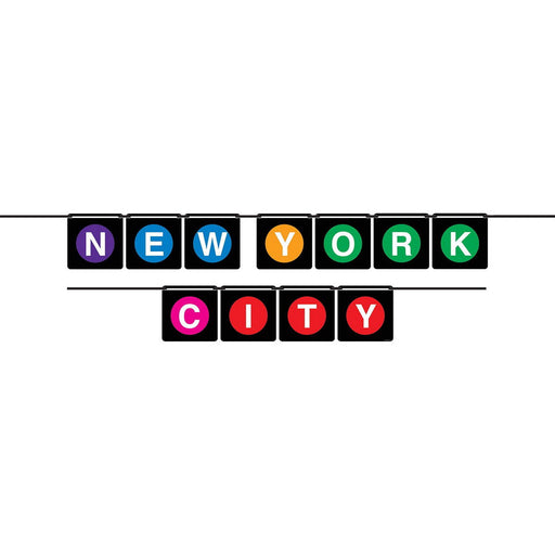 New York City Streamer – 5" x 6' – (1/Pkg) by Beistle Streamers