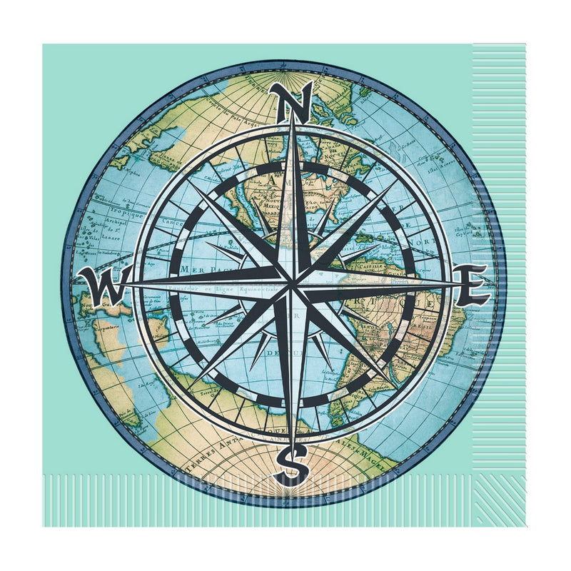 Bon Voyage Luncheon Napkins – (16/Pkg) by Beistle Napkins-Lunch