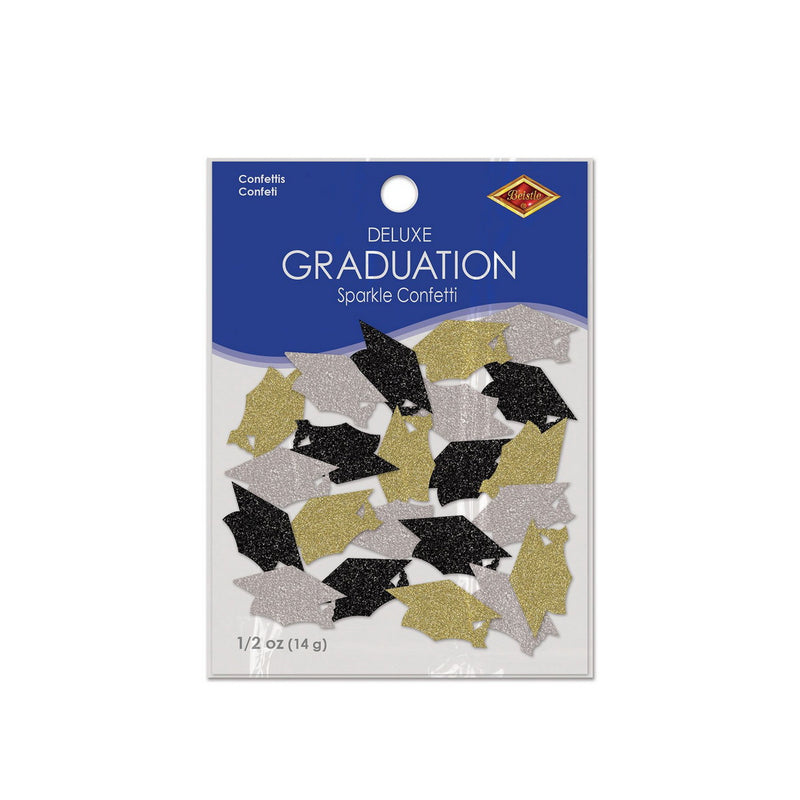 Graduation Deluxe Sparkle Confetti – (½ Oz/Pkg) by Beistle
