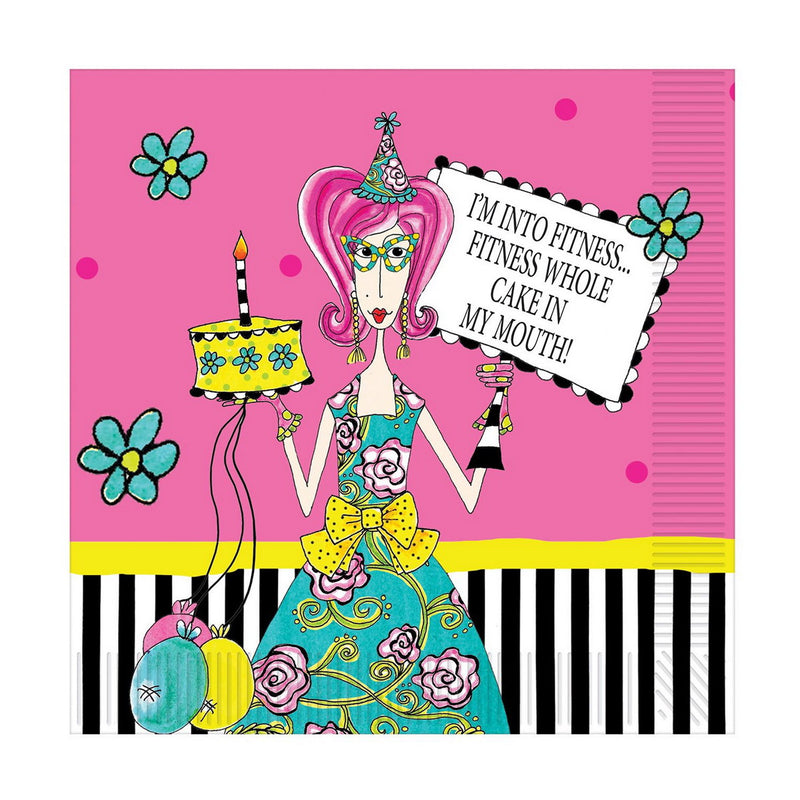 Dolly Mama's Adult Celebratn Lunch Nap – (16/Pkg) by Beistle Napkins-Lunch