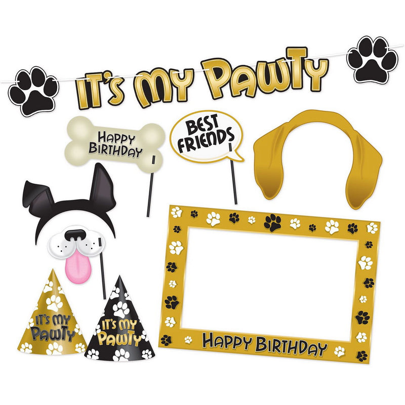 Dog Birthday Party Kit – (9/Pkg) by Beistle for Pets Everyday