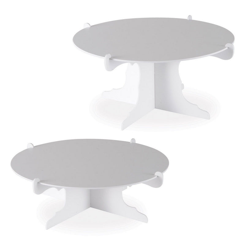 Cake Stands – 12½" Diameter – (2/Pkg) by Beistle for General occasion Cake/Cupcake Stands