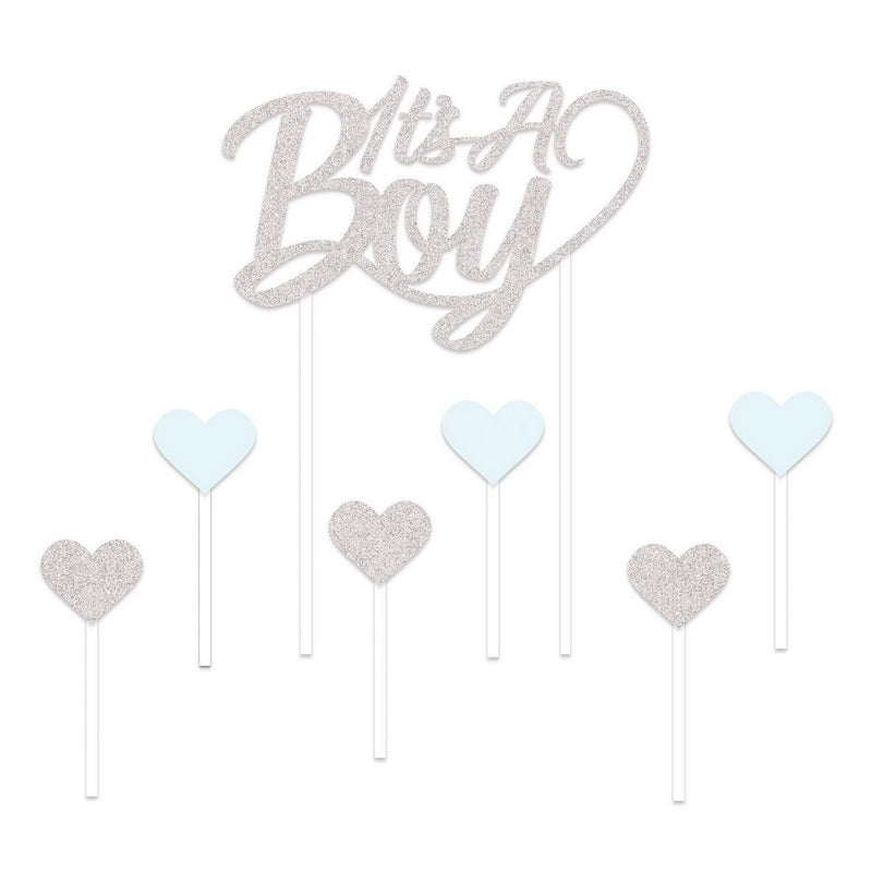 It's A Boy Cake Topper – 4½" x 7" – (1/Pkg) by Beistle for Baby Shower Cake Toppers