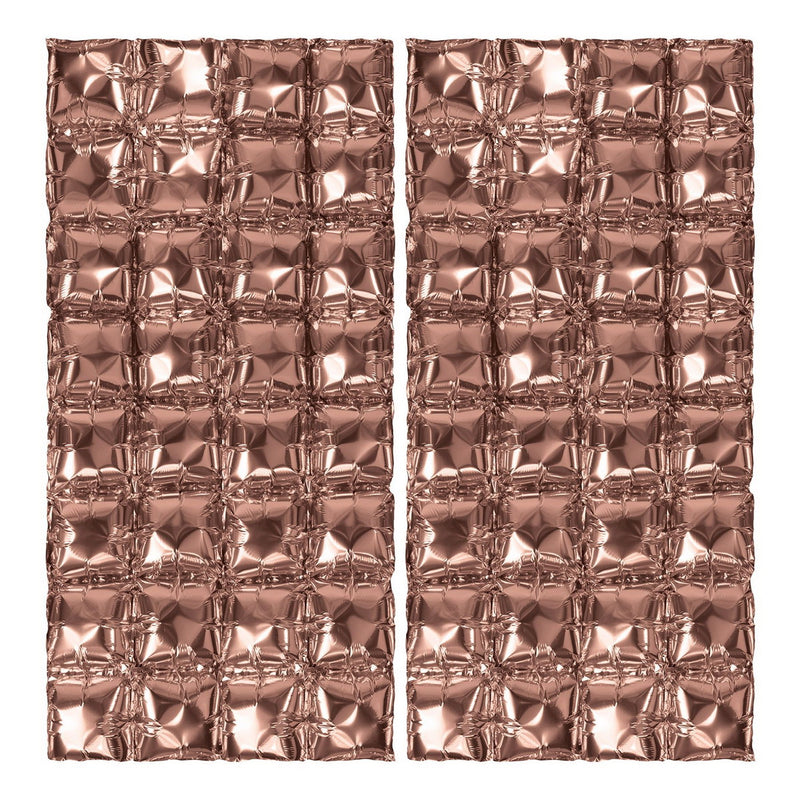 Foil Balloon Backdrops – 3' 6" x 23½" – (2/Pkg) by Beistle for General occasion Metallic
