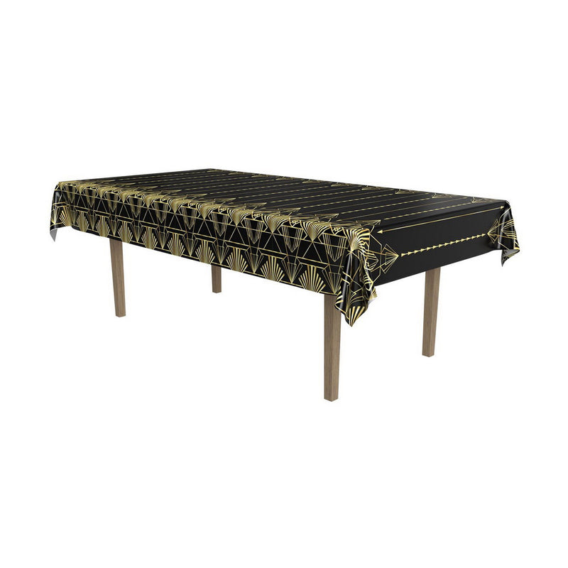 Great 20's Tablecover – 54" x 108" – (1/Pkg) by Beistle Table Covers - Patterned