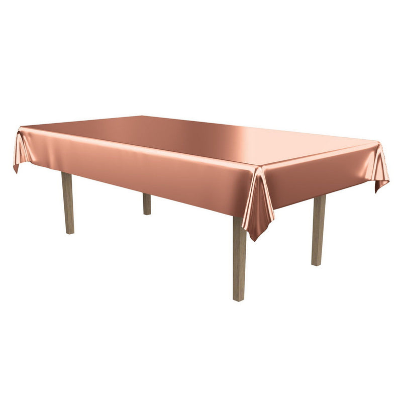 Metallic Rectangular Tablecover – 54" x 108" – (1/Pkg) by Beistle for General occasion Table Covers - Solid