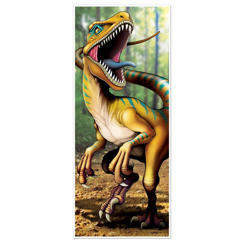 Dinosaur Door Cover – 6' x 30" – (1/Pkg) by Beistle for Dinosaurs Door Covers