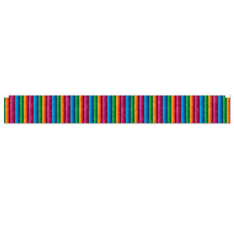 Metallic Fiesta Fringe Banner – 7½" x 5' – (1/Pkg) by Beistle for Fiesta and Cinco de Mayo Metallic Banners