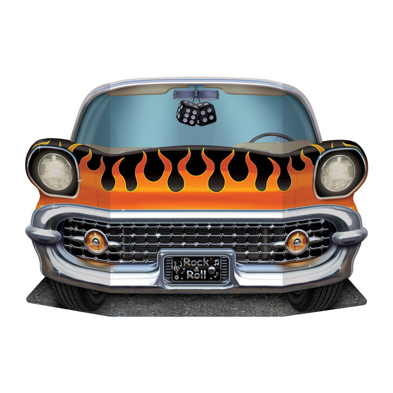 Hot Rod Photo Prop – 3' ½" x 25" – (1/Pkg) by Beistle for 50's and Rock & Roll Photo Props