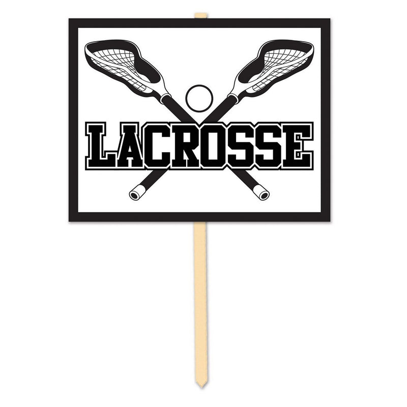 Lacrosse Yard Sign – 11" x 14" by Beistle for Sports Yard Signs