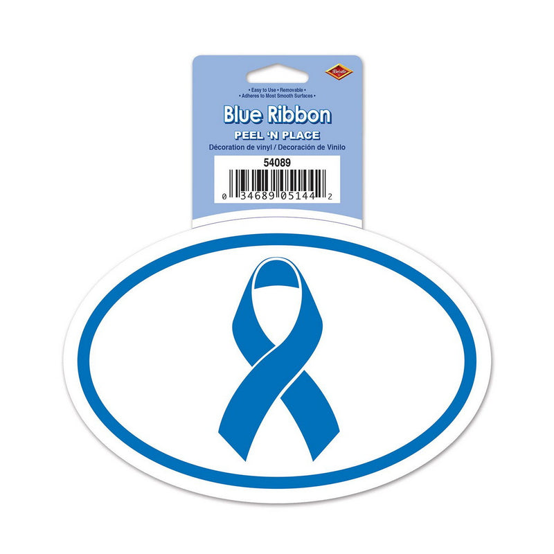 Blue Ribbon Peel 'N Place – 6" Sh – (1/Sh) by Beistle