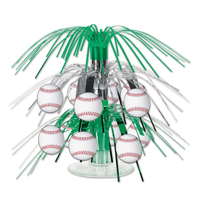 Baseball Mini Cascade Centerpiece – 7½" – (1/Pkg) by Beistle Icon Cascades