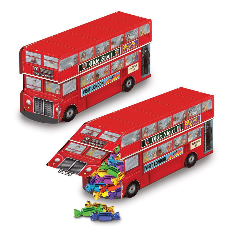 3-D Double Decker Bus Centerpiece – 9¼" – (1/Pkg) by Beistle for British