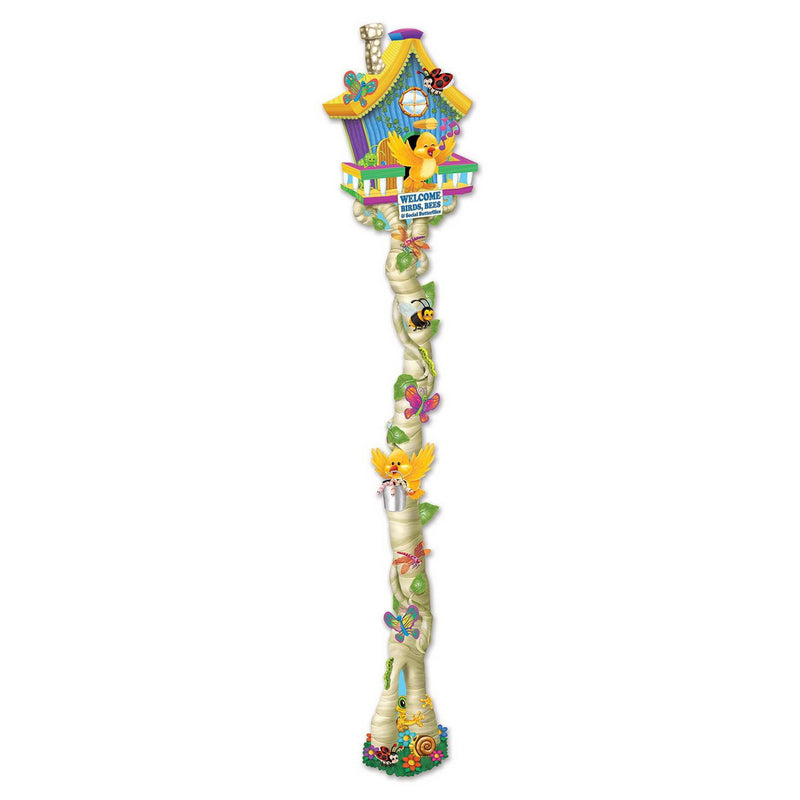 Jointed Spring Birdhouse – 5' 8" – (1/Pkg) by Beistle for Spring and Summer Printed One Side