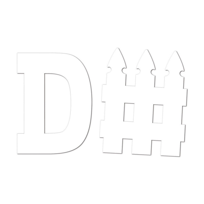 D-Fence Cutout Set – 20½" & 21½" – (1/Pkg) by Beistle for Football Silhouettes