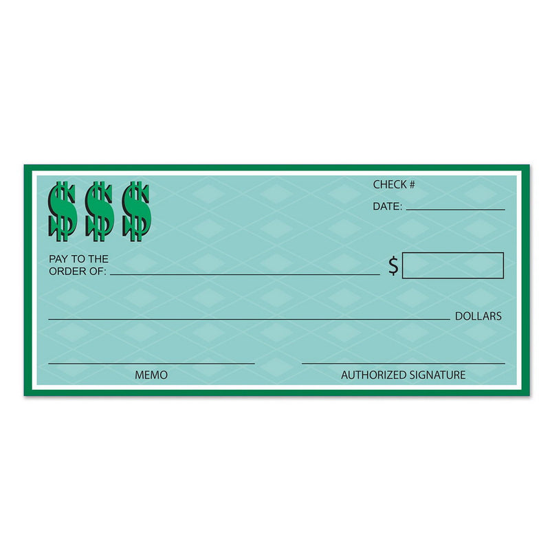 Winner's Check – 12¼" x 26¾" by Beistle for Casino Printed