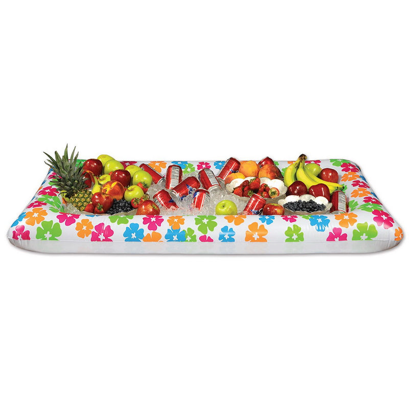 Inflatable Luau Buffet Cooler – 28"W x 4' 5¾"L – (1/Pkg) by Beistle Inflatables