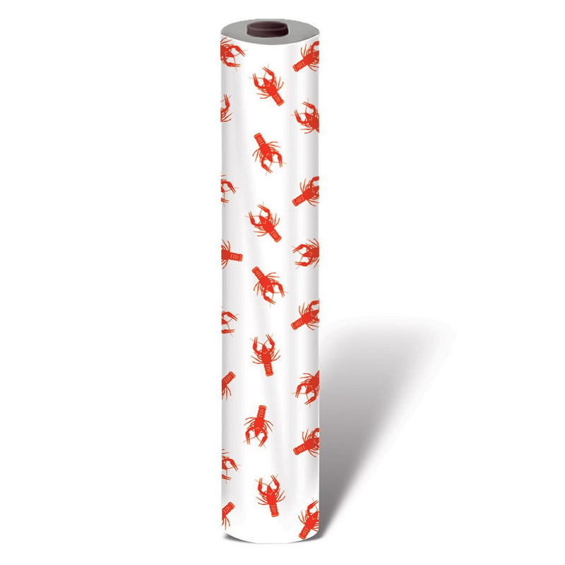 Crawfish Table Roll – 40" x 100' – (1/Pkg) by Beistle for Mardi Gras Table Rolls