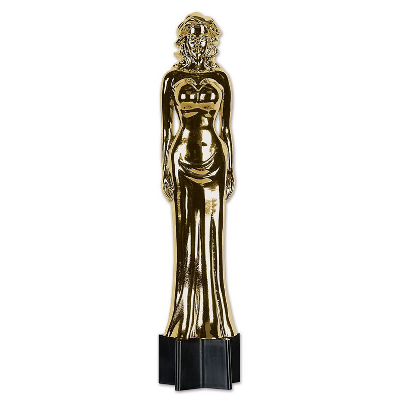 Jtd Awards Night Female Statuette Cutout – 5' 6" – (1/Pkg) by Beistle Printed One Side