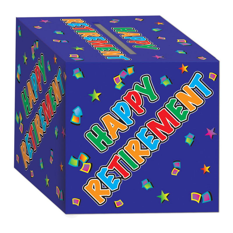 Retirement Card Box – 12" x 12" – (1/Pkg) by Beistle Gift Card Boxes