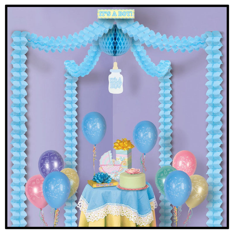 It's A Boy! Party Canopy – (1/Pkg) by Beistle for Baby Shower