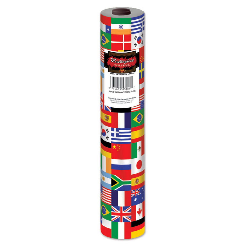 International FlagTable Roll – 40" x 100' – (1/Pkg) by Beistle Table Rolls