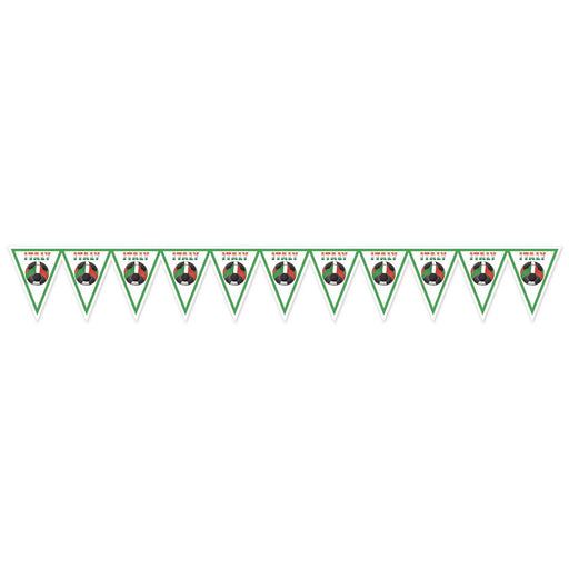 Pennant Banner - Italy – 11" x 6' 6¾" – (1/Pkg) by Beistle for Soccer Pennant Banners
