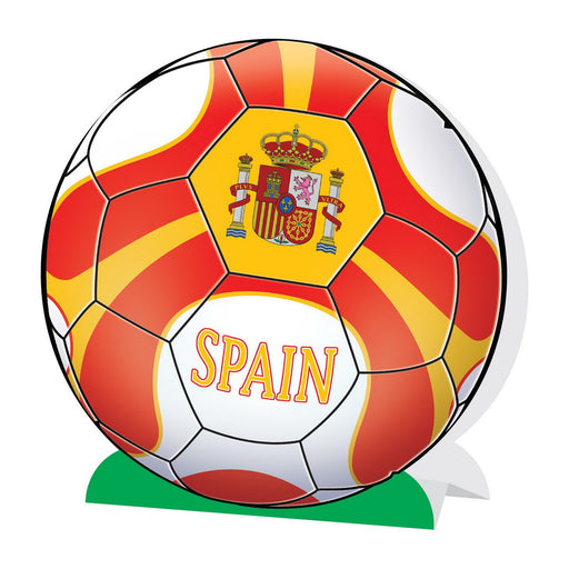 3-D Centerpiece - Spain – 9¼" – (1/Pkg) by Beistle for Soccer