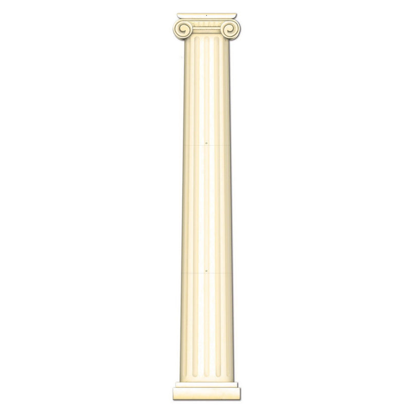 Jointed Column Pull-Down Cutout – 6' – (1/Pkg) by Beistle for International Printed Both Sides