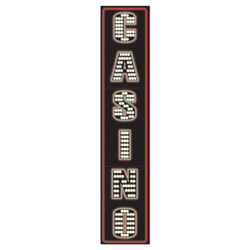 Jointed Casino Pull-Down Cutout – 6' – (1/Pkg) by Beistle Printed Both Sides