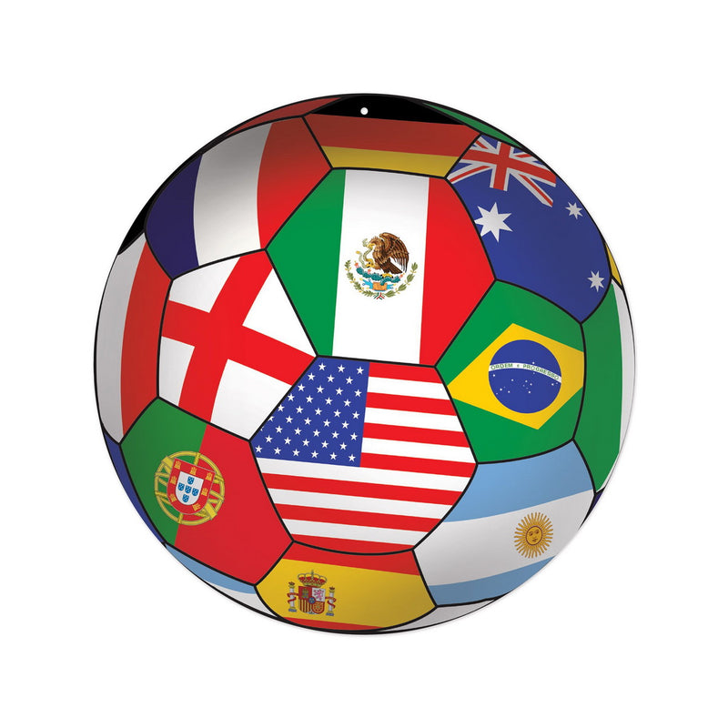 Cutout - International – 10" – (1/Card) by Beistle for Soccer Printed
