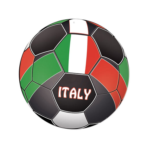 Cutout - Italy – 10" – (1/Card) by Beistle for Soccer Printed