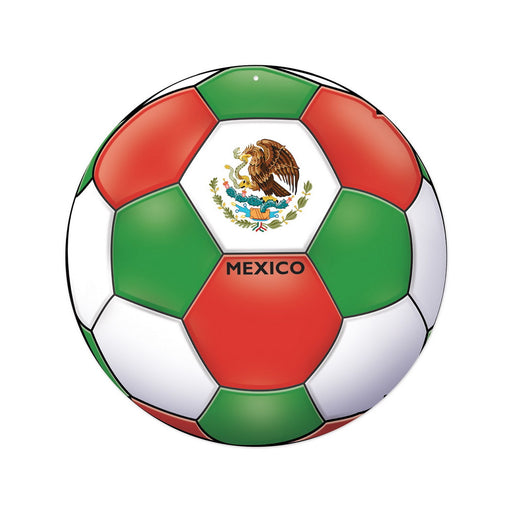 Cutout - Mexico – 10" – (1/Card) by Beistle for Soccer Printed