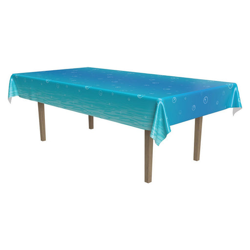Under The Sea Tablecover – 54" x 108" – (1/Pkg) by Beistle Table Covers - Patterned