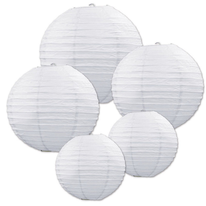 Paper Lantern Assortment – Asstd – (5/Pkg) by Beistle for Wedding Lanterns