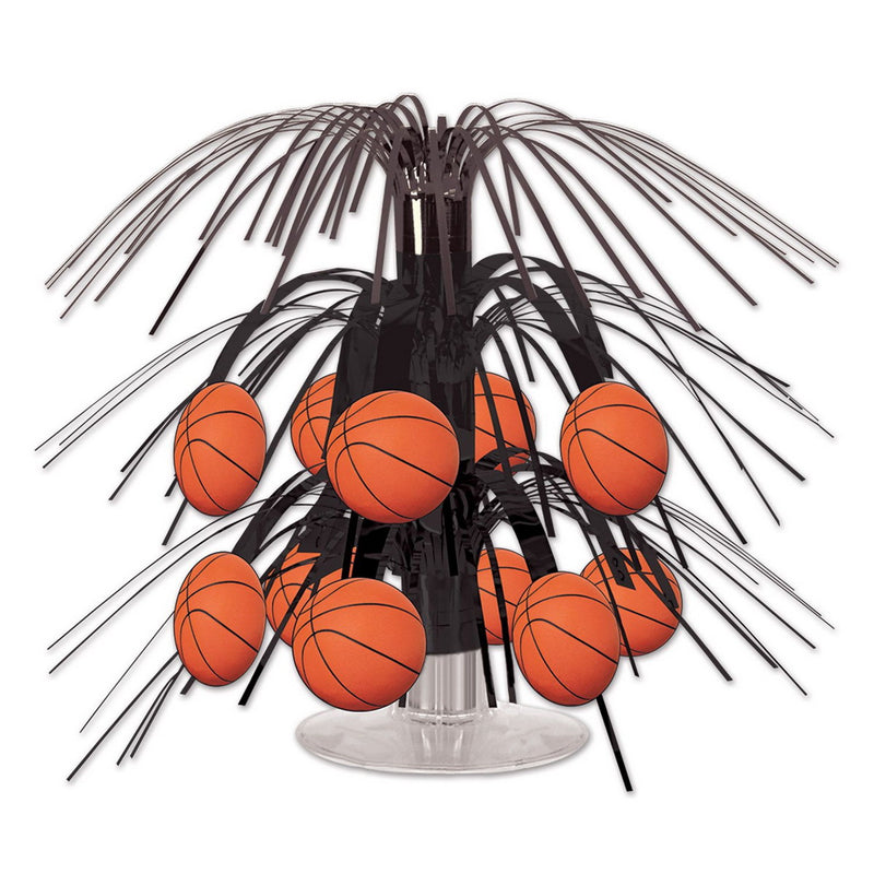 Basketball Mini Cascade Centerpiece – 7½" – (1/Pkg) by Beistle Icon Cascades