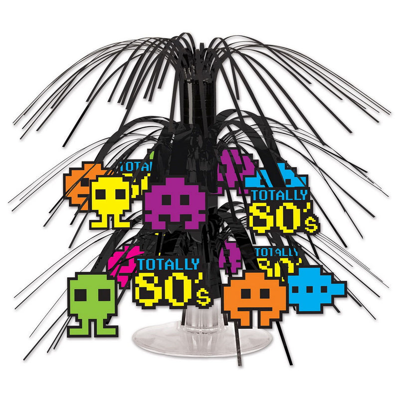80's Mini Cascade Centerpiece – 7½" – (1/Pkg) by Beistle Icon Cascades