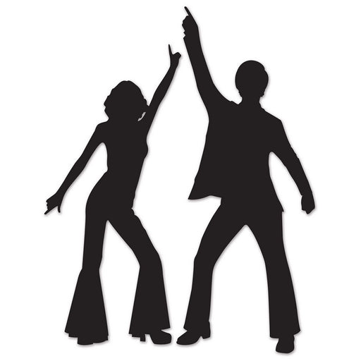 Disco Silhouettes – 32¾" & 36½" – (2/Pkg) by Beistle for 70's