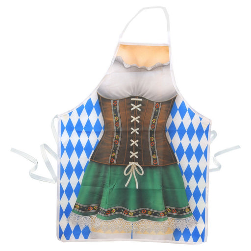 Fraulein Fabric Novelty Apron – (1/Card) by Beistle for Oktoberfest Accessories