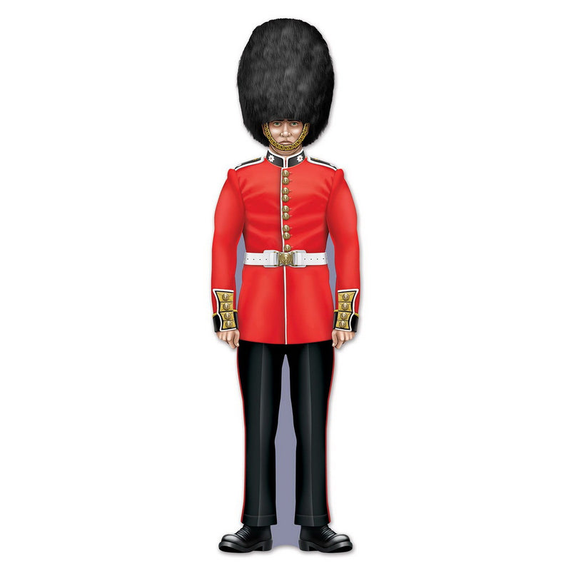 Royal Guard Cutout – 35½" by Beistle for British Printed