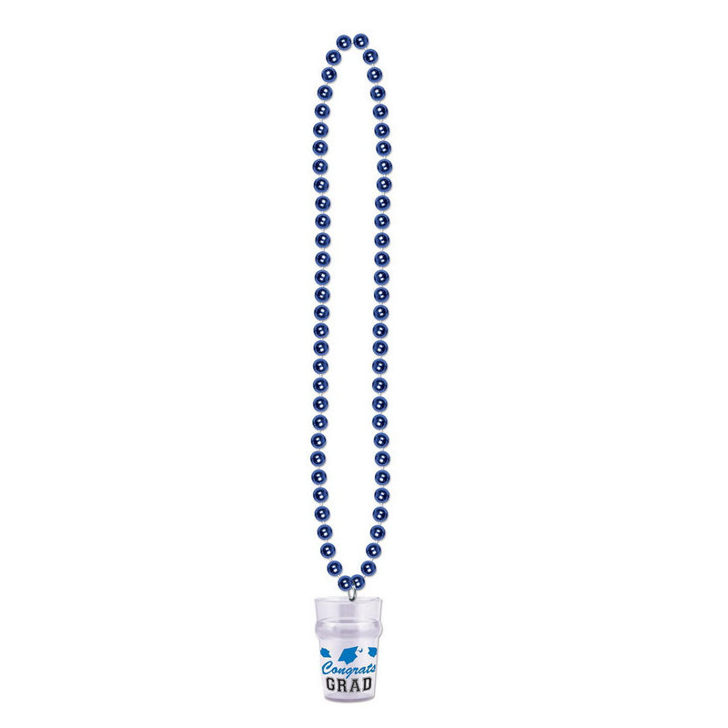 Beads w/Grad Glass – 33"/2½ Oz – (1/Card) by Beistle for Graduation Beads with Medallion