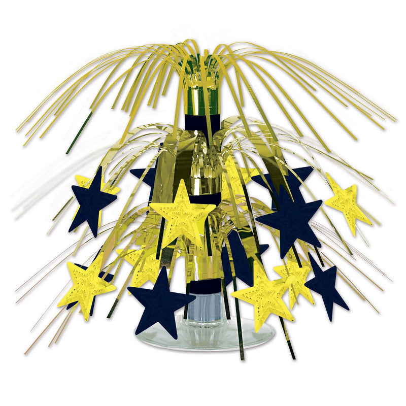 Star Mini Cascade Centerpiece – 7½" – (1/Pkg) by Beistle for New Years Icon Cascades