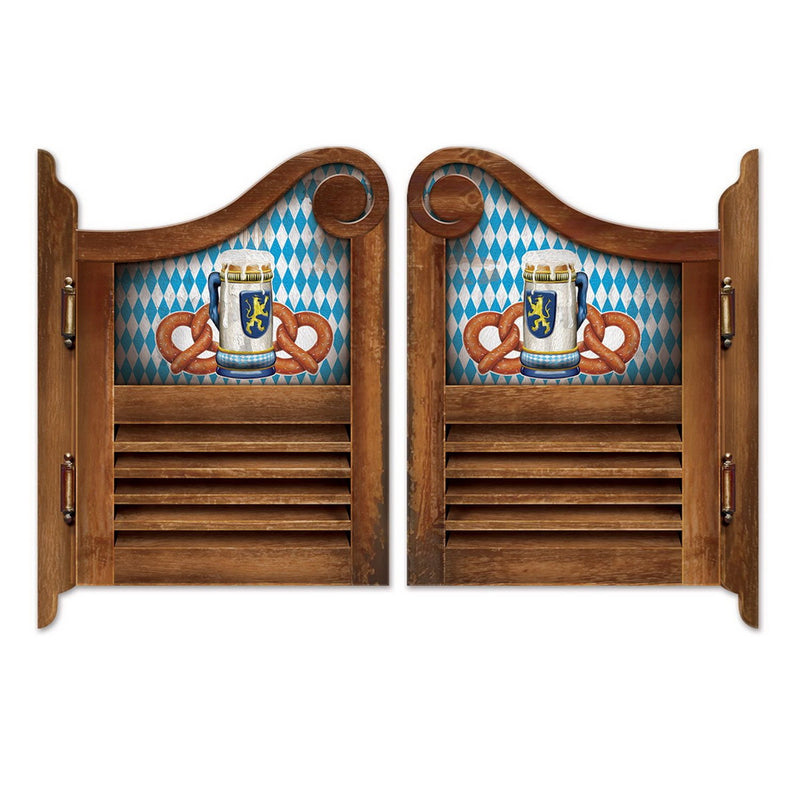 Oktoberfest Saloon Door Cutouts – 24¼" x 17¾" by Beistle Printed