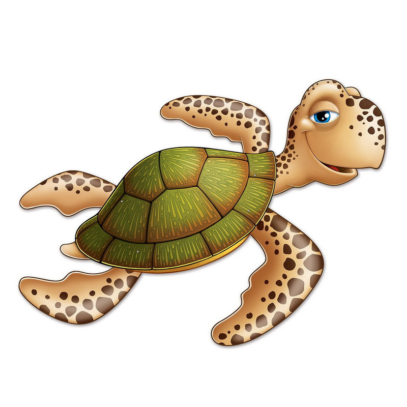 Jointed Sea Turtle – 3' – (1/Pkg) by Beistle for Under The Sea Printed One Side