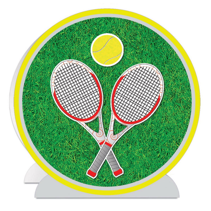3-D Tennis Centerpiece – 9¼" – (1/Pkg) by Beistle