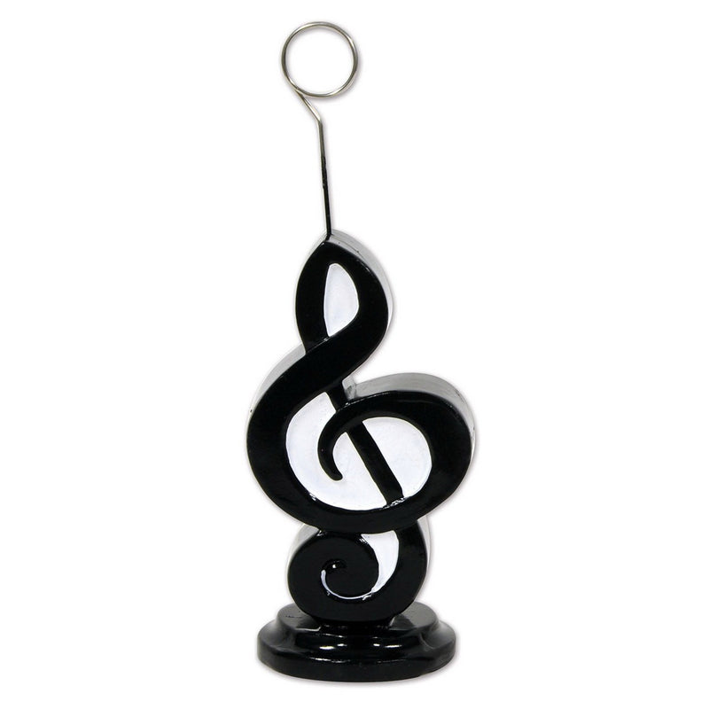 Musical Note Photo/Balloon Holder – 6 Oz by Beistle Balloon/Photo Holders