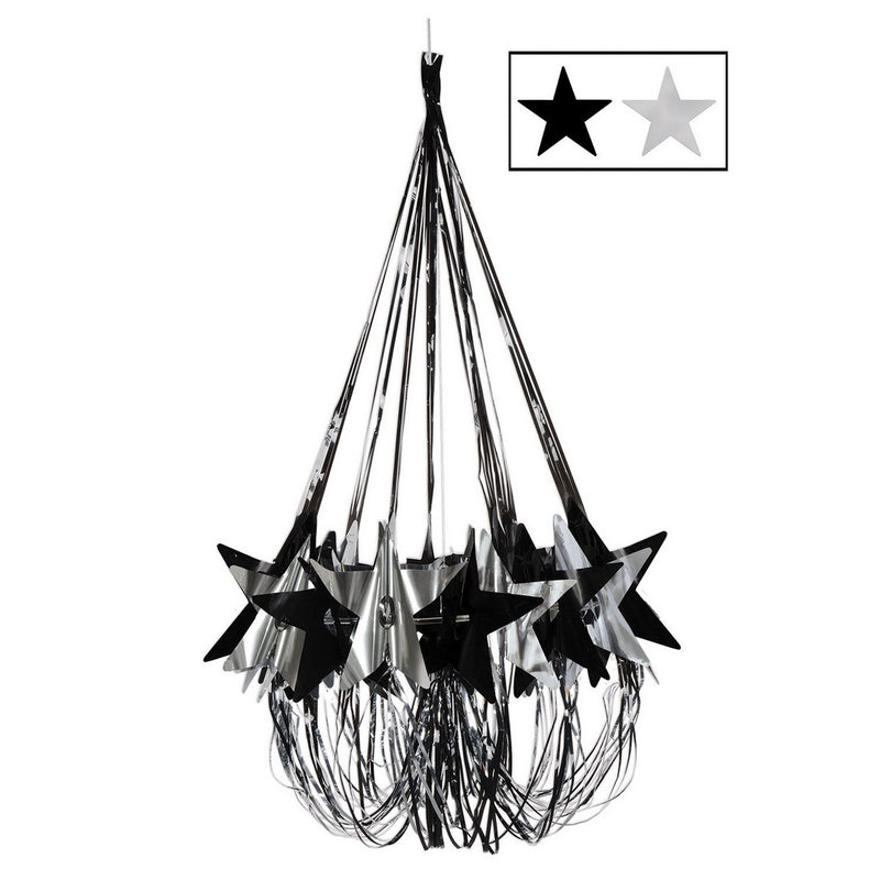 Star Chandelier – 35" – (1/Pkg) by Beistle for New Years Columns and Chandeliers