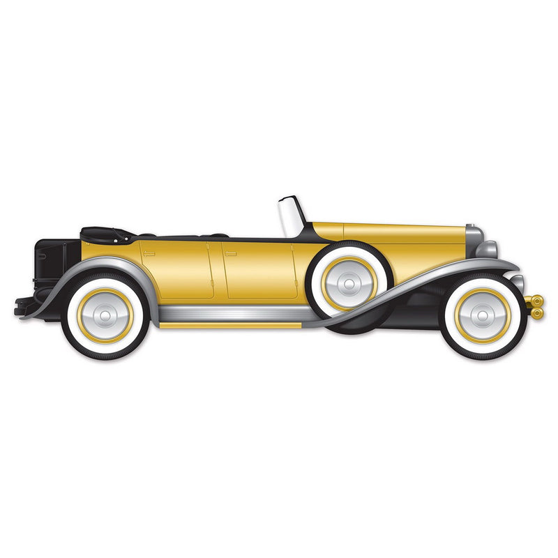 Jointed Great 20's Roadster – 4' 3" – (1/Pkg) by Beistle Printed Both Sides