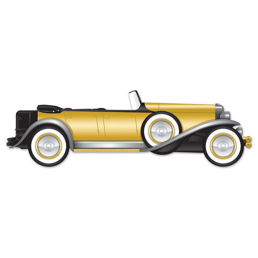 Jointed Great 20's Roadster – 4' 3" – (1/Pkg) by Beistle Printed Both Sides